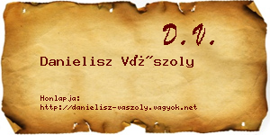Danielisz Vászoly névjegykártya